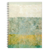 Grüner bunter Papierentwurf Notizblock (Vorderseite)