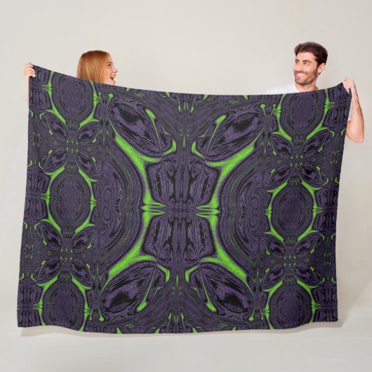 Grüner ButterFly 5 Fleecedecke (Beispiel)