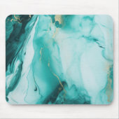Grüner Carrara Mousepad (Vorne)