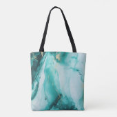 Grüner Carrara Tasche (Rückseite)