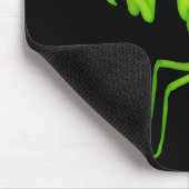 Grüner Cartoon Gebet Mantis Mousepad (Ecke)
