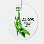 Grüner Cartoon Keramik Ornament (Links)