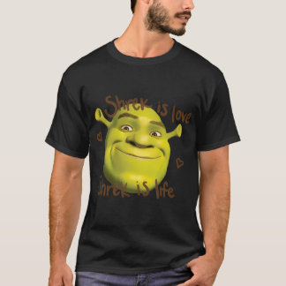 Grüner Cartoon-Monster lustiges Meme-Ogre T-Shirt
