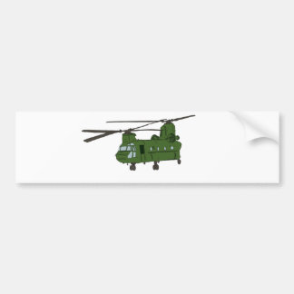 Grüner CH-47 Chinook Militär-Hubschrauber Autoaufkleber