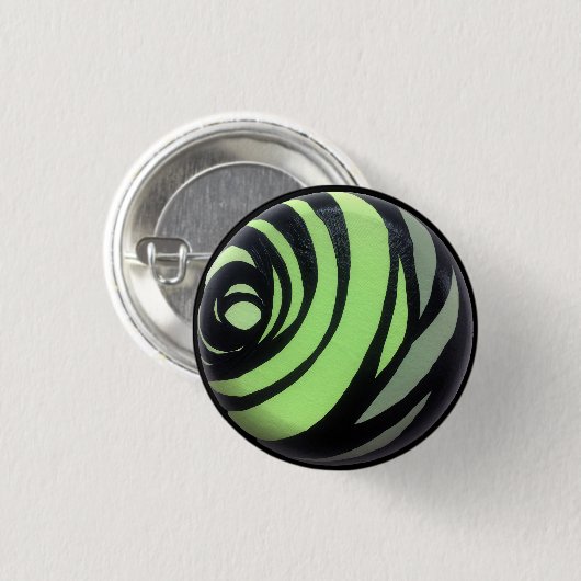 Grüner Chakra Knopf Button (Vorne & Hinten)