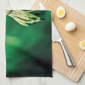 Grüner Chef Geschirrtuch (Viertel Falte)