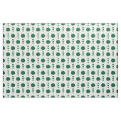 Grüner Chef Pom Poms & Hearts Muster Stoff (Fat Quarter (45,7 x 55,9 cm))