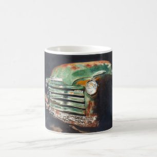 Grüner Chevy LKW Kaffeetasse