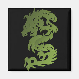 Grüner Chi-Drache Magnet