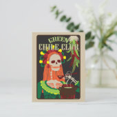 Grüner Chile Postkarte (Stehend Vorderseite)