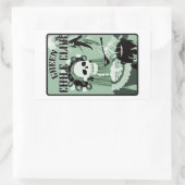 Grüner Chile Rechteckiger Aufkleber (Tasche)