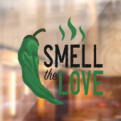 Grüner Chile Riecht die Liebe Fensteraufkleber (Blatt 2)