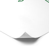 Grüner Chile Riecht die Liebe Poster (Ecke)