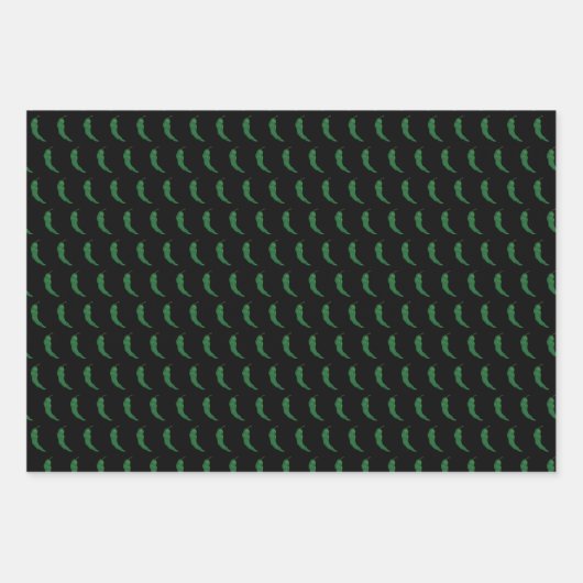 Grüner Chile riecht nach den Liebe-Umschlagpapier- Geschenkpapier Set (Vorderseite 3)