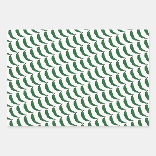 Grüner Chile riecht nach den Liebe-Umschlagpapier- Geschenkpapier Set (Vorderseite 2)