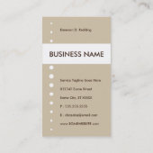 grüner Chileverein Visitenkarte (Rückseite)