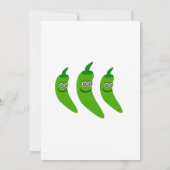 Grüner Chili-Pfeffer Einladung (Rückseite)