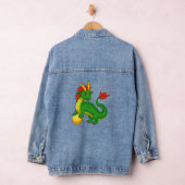 Grüner chinesischer Drache Jeansjacke (Hangar)