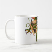 Grüner chinesischer Drache Kaffeetasse (Links)