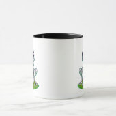 Grüner Chromfrosch Tasse (Zentrum)