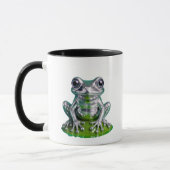 Grüner Chromfrosch Tasse (Links)