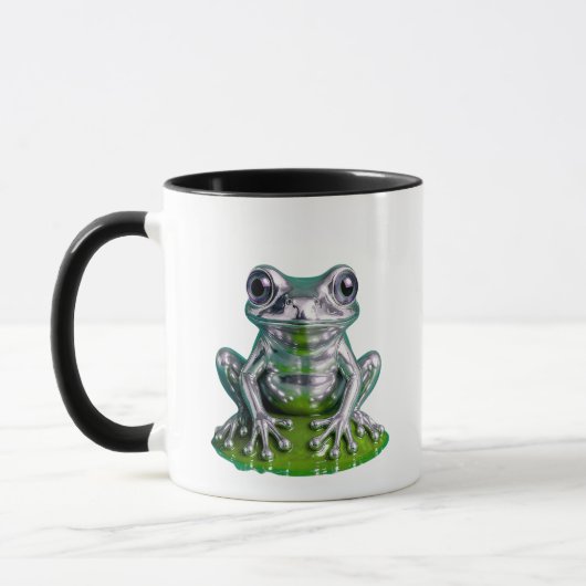 Grüner Chromfrosch Tasse (Links)