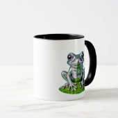 Grüner Chromfrosch Tasse (VorderseiteRechts)