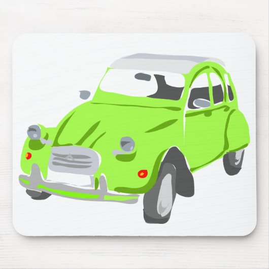 Grüner Citroen 2 Lebenslauf Mousemat Mousepad (Vorne)