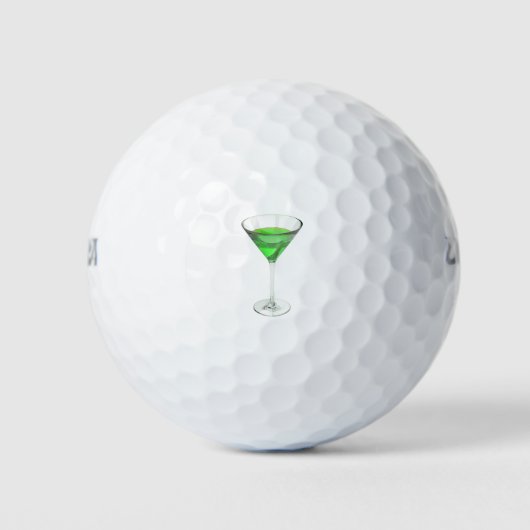 Grüner Cocktail Golfball (Vorderseite)