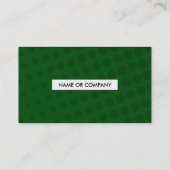 grüner Code des Halbtonbild QR Visitenkarte (Rückseite)