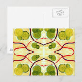 Grüner Creme-Float-Postkarte Postkarte (Vorne/Hinten)