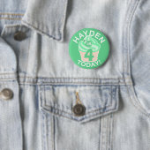 Grüner Cupcake, individuelle vierte oder jede ande Button (Beispiel)