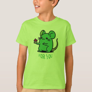 Grüner Cupcake-Maus für Dich T-Shirt