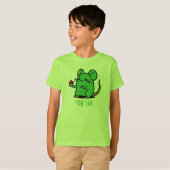 Grüner Cupcake-Maus für Dich T-Shirt (Vorne ganz)