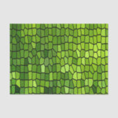 Grüner Cut-Glas-Look Seidenpapier (Vorderseite)