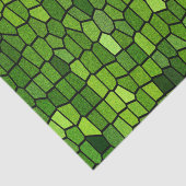 Grüner Cut-Glas-Look Seidenpapier (Ausschnitt)