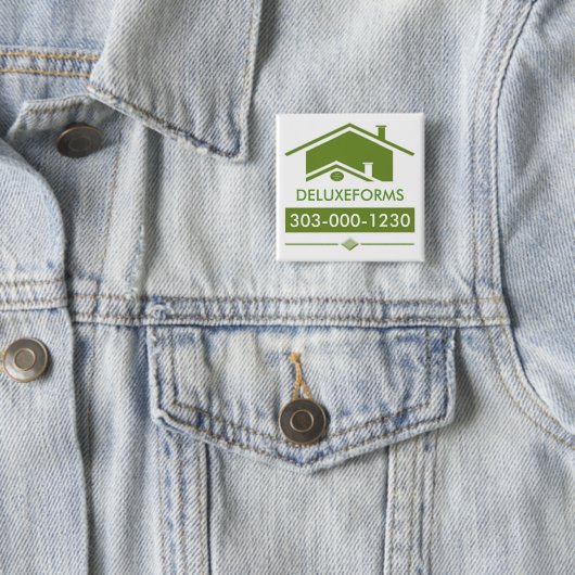 Grüner Dachboden Button (Beispiel)
