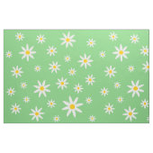 Grüner Daisy-Stoff Stoff (Fat Quarter (45,7 x 55,9 cm))