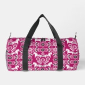 Grüner Dala Schwedisches Pferd Druck Duffle Bag (Rückseite)