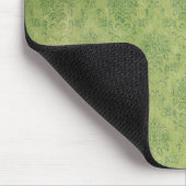 Grüner Damast-Mauspad Mousepad (Ecke)