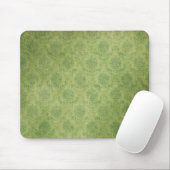 Grüner Damast-Mauspad Mousepad (Mit Mouse)