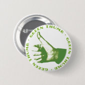 Grüner Daumen Button (Vorne & Hinten)