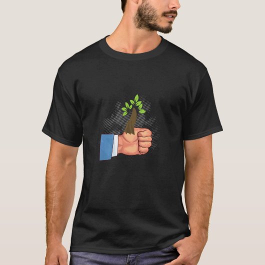Grüner Daumen Hobbygärtner Gartenarbeit Gartenarbe T-Shirt (Vorderseite)