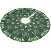 Grüner Dekorativer Weihnachtsbaum-Unterleger Polyester Weihnachtsbaumdecke (Schrägansicht)
