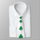 Grüner der Libanon-Zedern-Baum Krawatte (Gebunden)