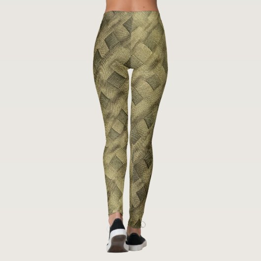 grüner Diamant Leggings (Rückseite)