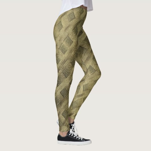 grüner Diamant Leggings (Rechts)