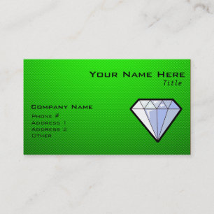 Grüner Diamant Visitenkarte