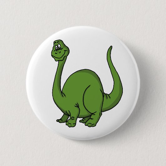 Grüner Dino Button (Vorderseite)