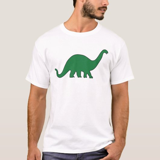 Grüner Dino T-Shirt (Vorderseite)